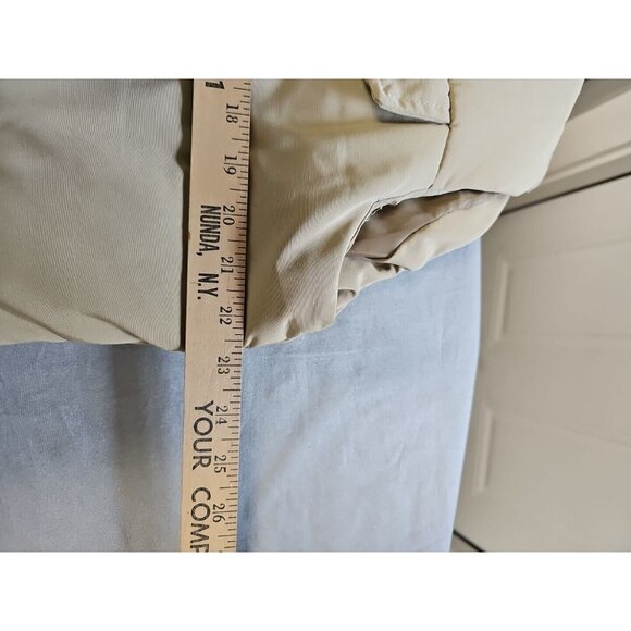 American Stitch Men's Side Zip & Button Puffer Vest Khaki Size X-Large - Picture 5 of 7